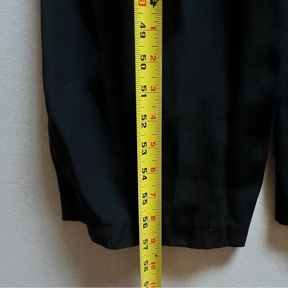 Vintage Joseph Ribkoff Beaded Leaf Top Jumpsuit w/ Gold Belt Sz M - Picture 7 of 10